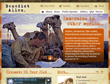 Tablet Screenshot of benedictallen.com